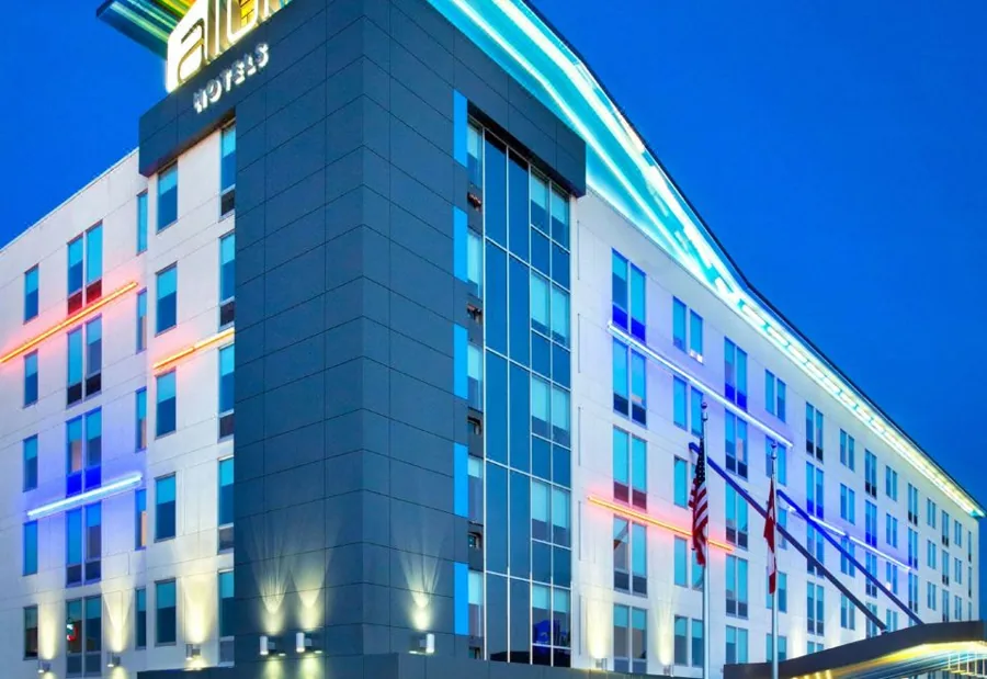 Exterior of Aloft Buffalo Airport